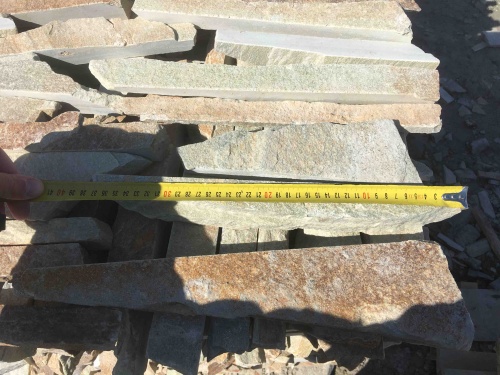 Горбушка златолит золотистый для облицовки купить в Черкесскк