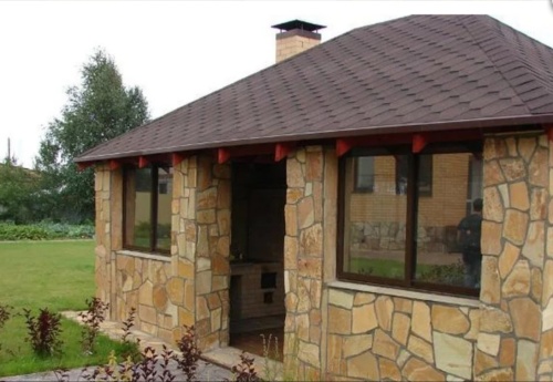 Плитняк златолит жёлтый для фасада 1,5-3 см купить в Черкесскк