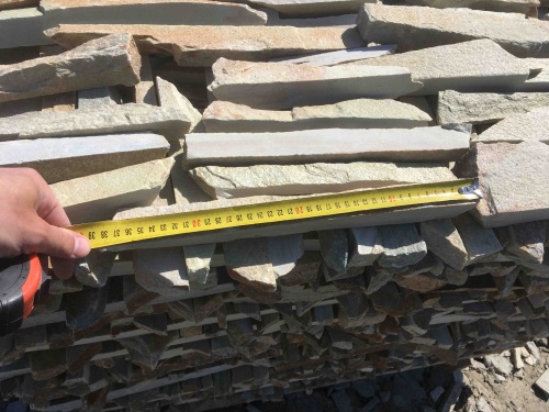 Горбушка златолит золотистый для облицовки купить в Черкесскк