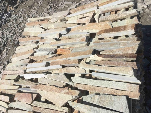 Горбушка златолит золотистый для облицовки купить в Черкесскк