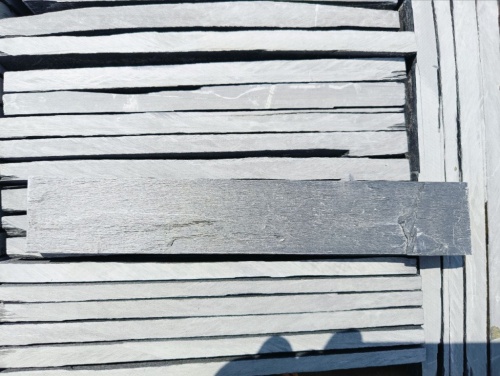 Плитка чёрная из натурального камня фасадная 30 см * 5 см, толщина 7 мм -30 мм купить в Черкесскк