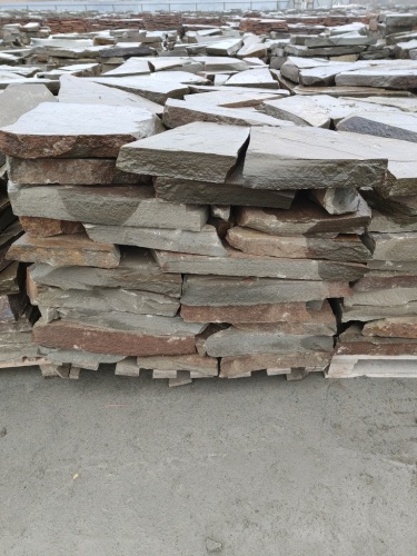 Плитняк песчаник серо-зелёный для мощения 60-65 мм купить в Черкесскк